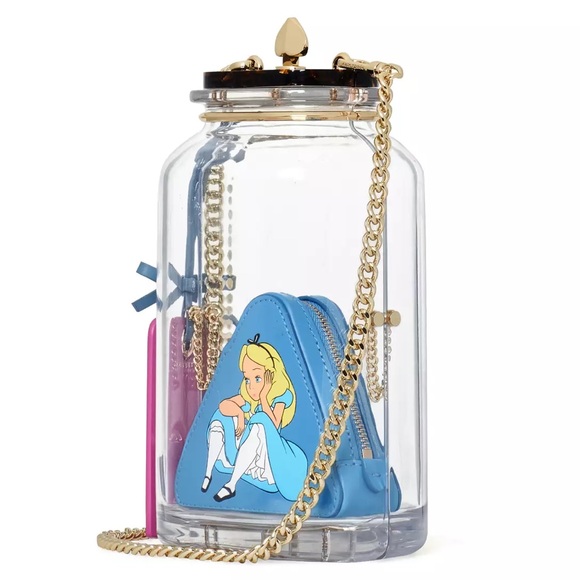 Kate Spade Alice in Wonderland Bottle Crossbody Bag - Picture 2 of 6